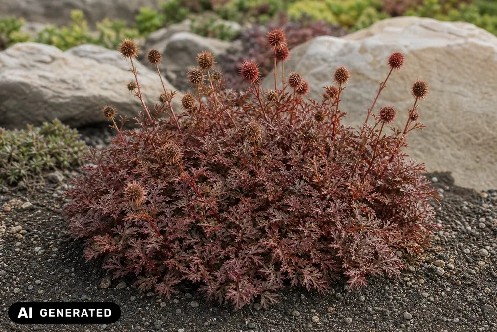 Braunrotes Stachelnüsschen 'Kupferteppich' – Acaena microphylla 'Kupferteppich'