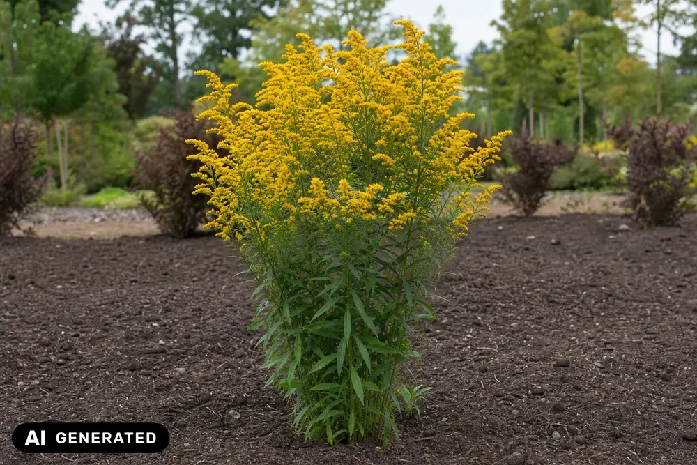 Goldrute 'Strahlenkrone' – Solidago × cultorum 'Strahlenkrone'