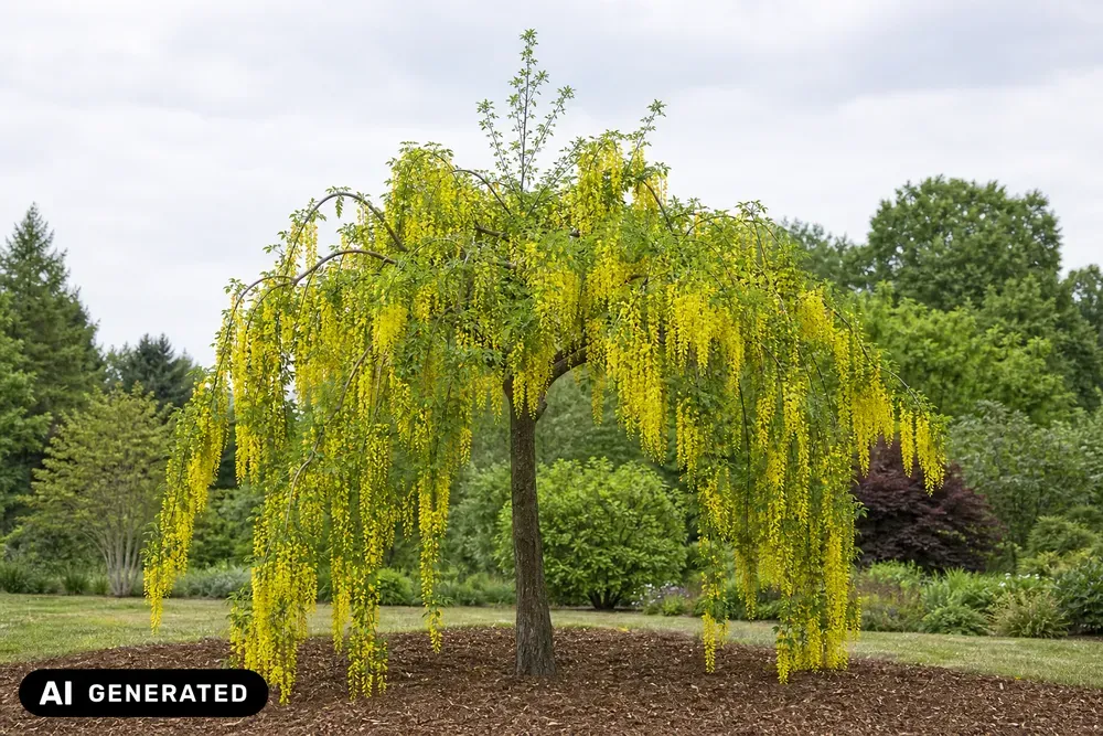 Hänge-Alpen-Goldregen 'Pendulum' – Laburnum alpinum 'Pendulum'