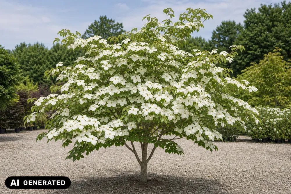 Japanischer Blumen-Hartriegel 'Venus' – Cornus kousa 'Venus', Bild 2