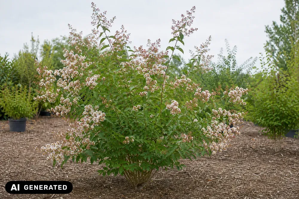 Sieben-Söhne-des-Himmels-Strauch – Heptacodium miconioides, Bild 4