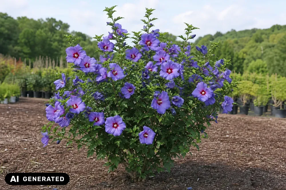 Garteneibisch 'Marina' – Hibiscus syriacus 'Marina'