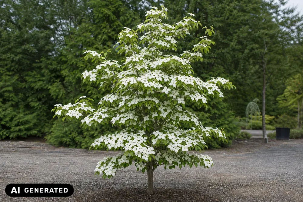 Chinesischer Blumen-Hartriegel 'Milky Way' – Cornus kousa var. chinensis 'Milky Way', Bild 3
