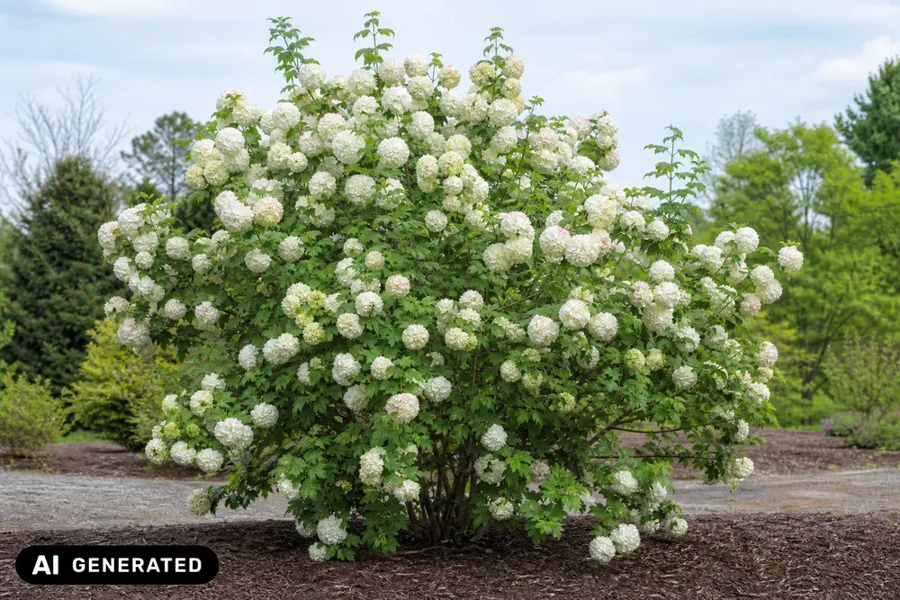 Gefüllter Schneeball – Viburnum opulus `Roseum´, Bild 4