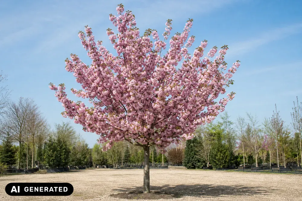 Hellrosa Nelkenkirsche 'Pink Perfection' – Prunus serrulata 'Pink Perfection'