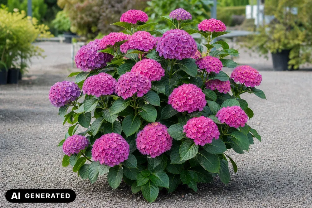 Bauernhortensie 'Endless S. Summer Love' – Hydrangea macrophylla 'Endless S. Summer Love'