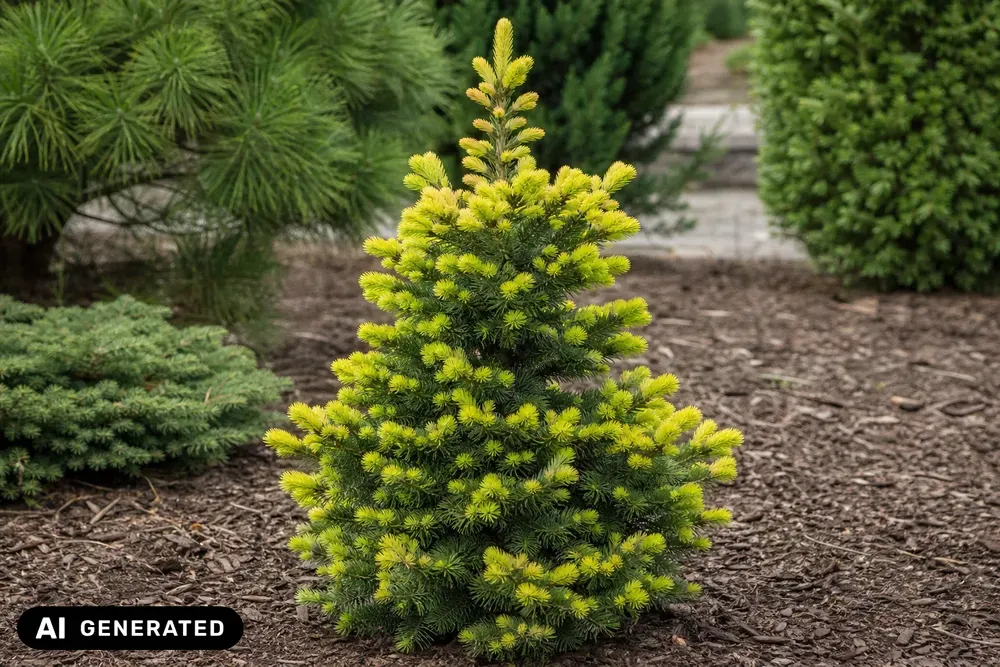 Orientalische Goldfichte 'Golden Start' – Picea orientalis 'Golden Start'