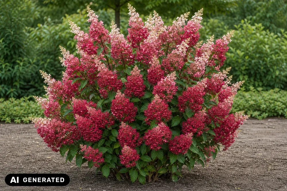 Rispenhortensie 'Wim's Red' – Hydrangea paniculata 'Wim's Red', Bild 3