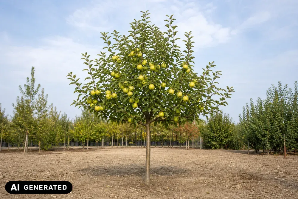 Kulturapfel 'Golden Delicious' – Malus domestica 'Golden Delicious', Bild 2