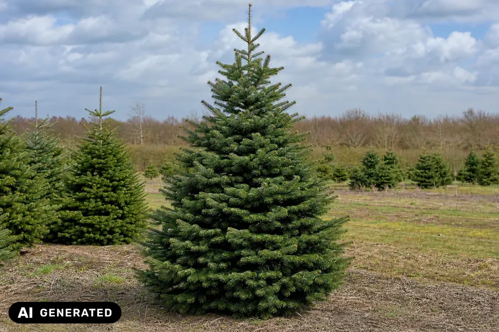 Nordmanntanne – Abies nordmanniana, Bild 2