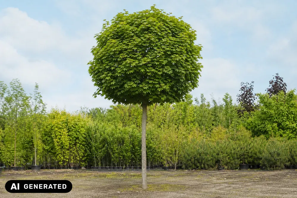 Kugel-Spitzahorn 'Globosum' – Acer platanoides 'Globosum', Bild 2