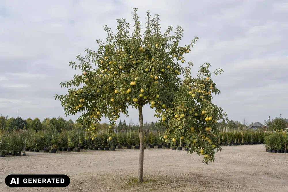 Apfel 'Weißer Winterglockenapfel' – Malus domestica 'Weißer Winterglockenapfel'