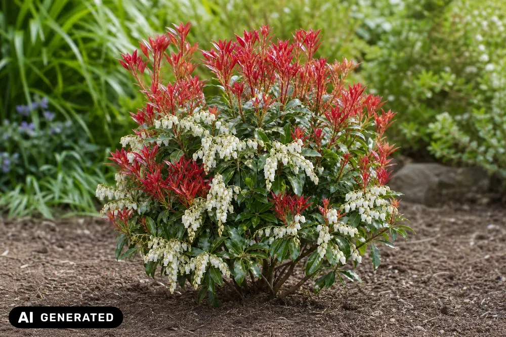 Schattenglöckchen 'Bonfire' – Pieris japonica 'Bonfire'