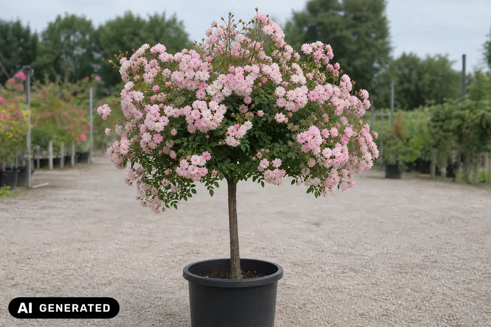 Bodendeckerrose 'The Fairy' als Stämmchen – Rosa 'The Fairy', Bild 4