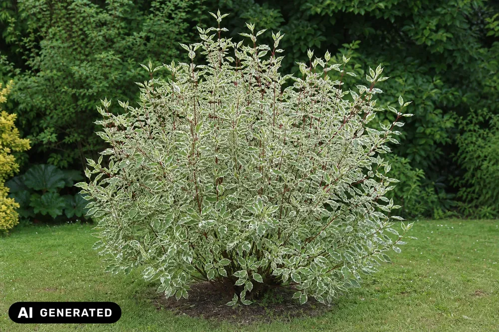 Weißbunter Hartriegel 'Elegantissima' – Cornus alba 'Elegantissima', Bild 2