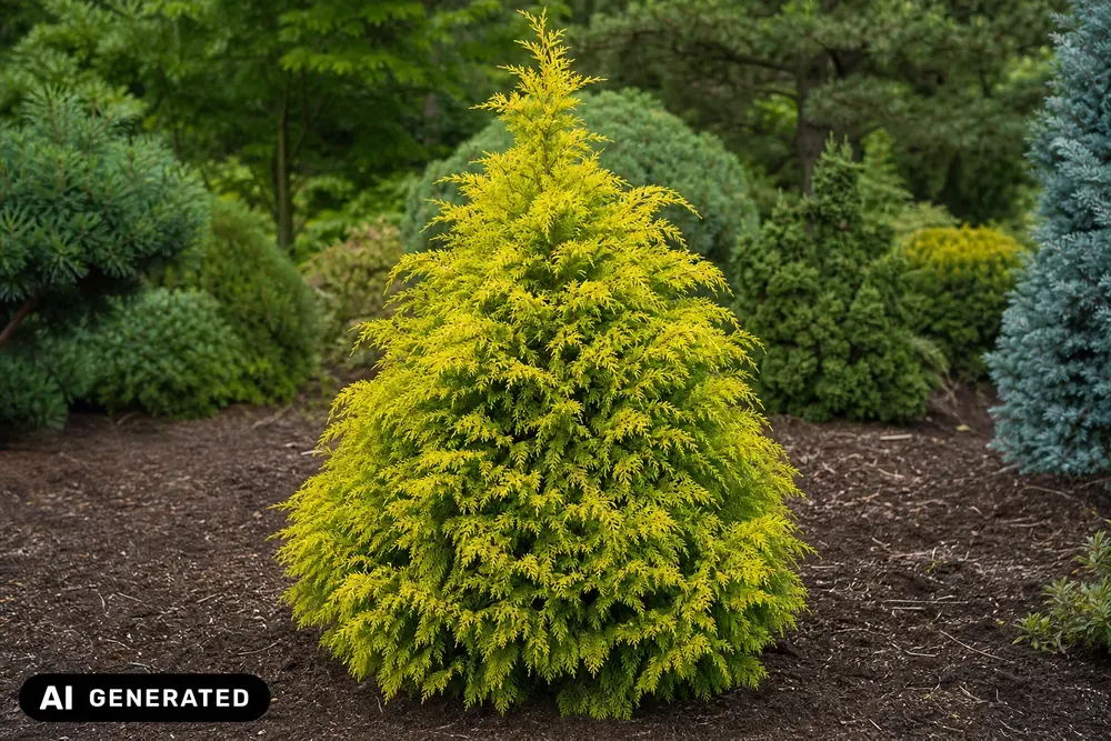 Gelbe Mooszypresse 'Plumosa Aurea' – Chamaecyparis pisifera 'Plumosa Aurea'