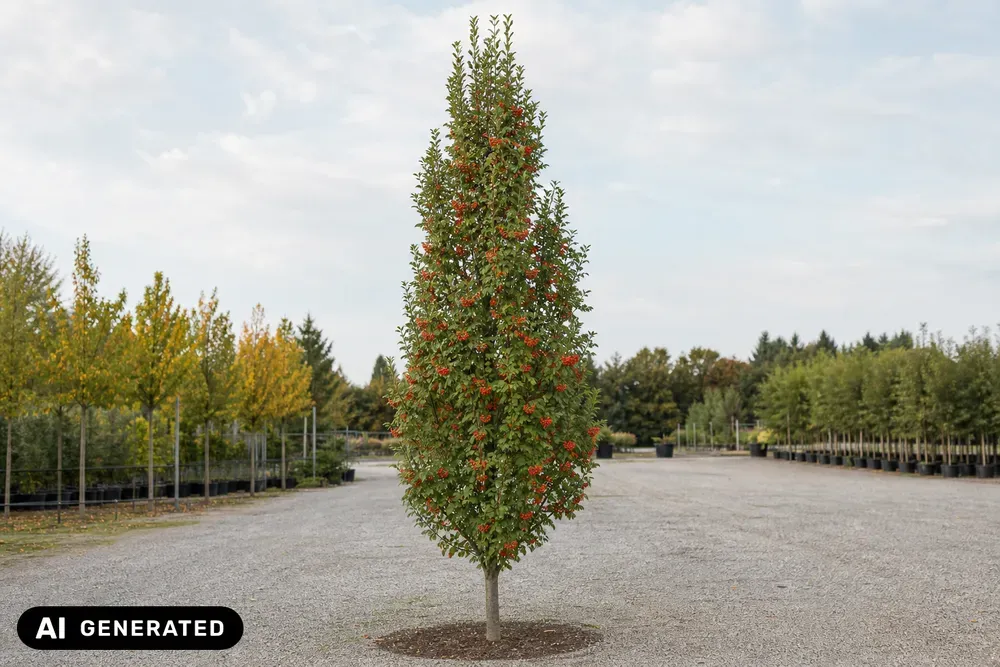 Thüringische Säulen-Mehlbeere 'Fastigiata' – Sorbus thuringiaca 'Fastigiata', Bild 2