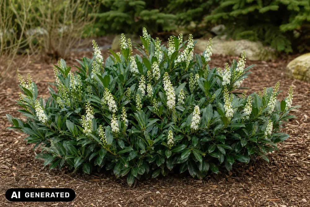 Bodendeckende Lorbeerkirsche 'Mount Vernon' – Prunus laurocerasus 'Mount Vernon'