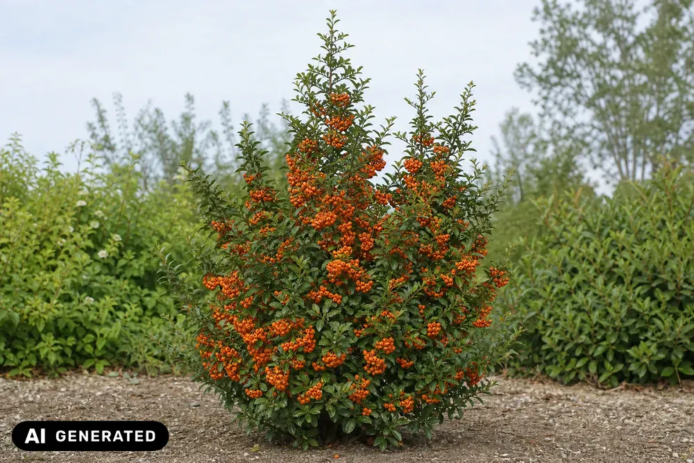 Feuerdorn 'Orange Glow' – Pyracantha 'Orange Glow', Bild 3