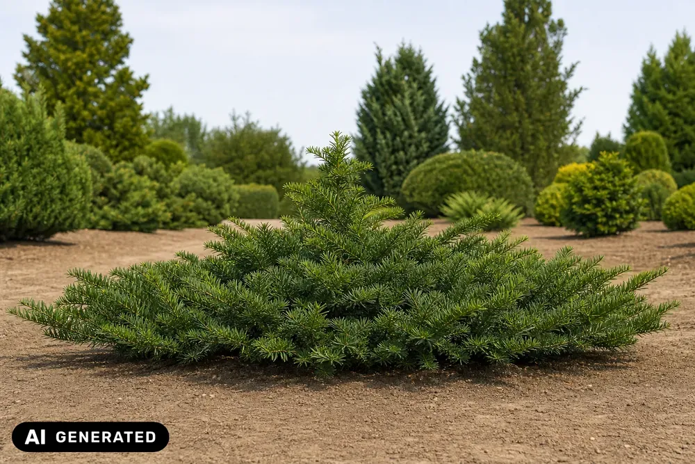 Kriechende Eibe 'Repandens' – Taxus baccata 'Repandens', Bild 2