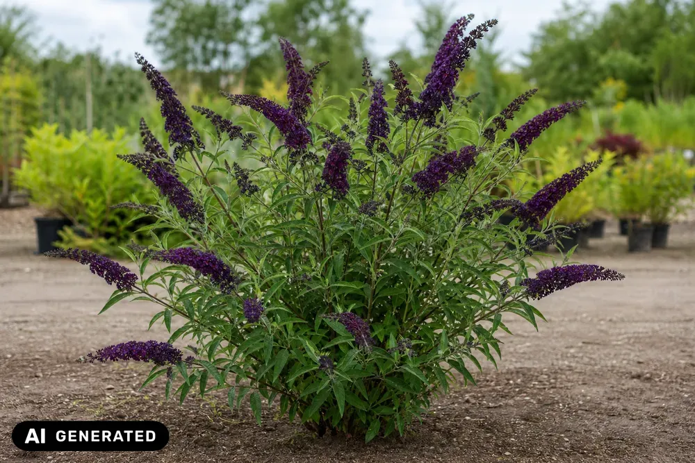 Sommerflieder 'Black Knight' – Buddleja davidii 'Black Knight'