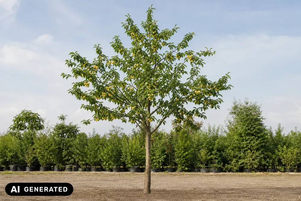 Süßkirsche 'Dönissens Gelbe Knorpelkirsche' – Prunus avium 'Dönissens Gelbe Knorpelkirsche', Bild 2