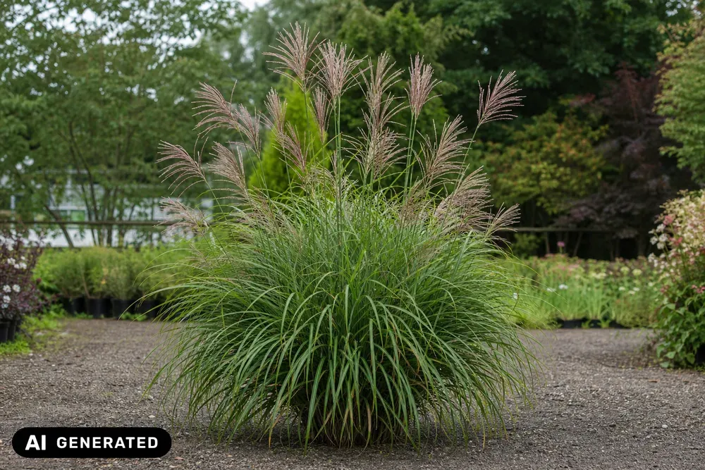 Chinaschilf 'Kleine Silberspinne' – Miscanthus sinensis 'Kleine Silberspinne'
