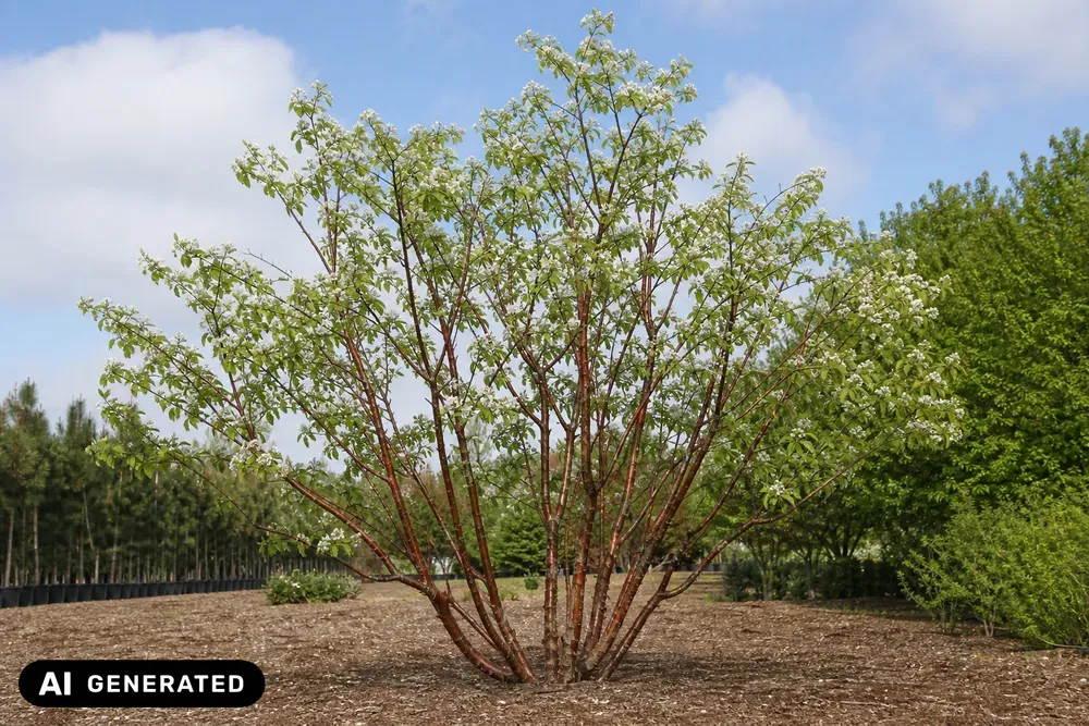 Mahagoni-Kirsche – Prunus serrula, Bild 2