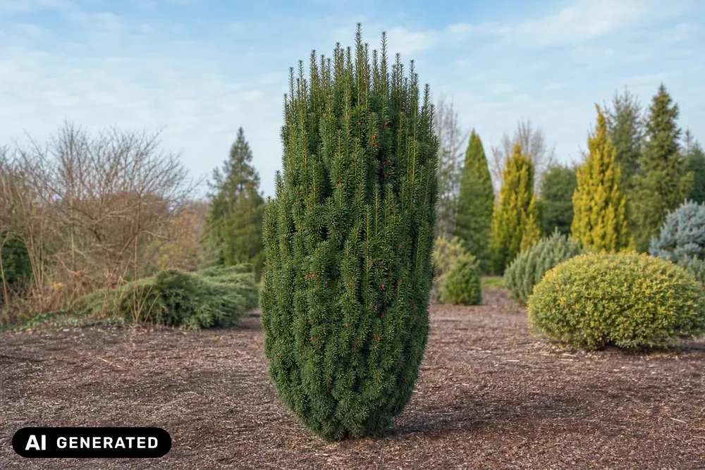 Fruchtende Bechereibe 'Hicksii' – Taxus media 'Hicksii'