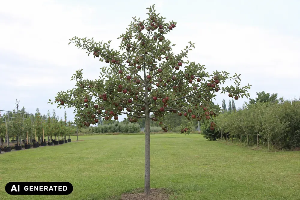 Apfel 'Roter Boskoop' – Malus domestica 'Roter Boskoop', Bild 4