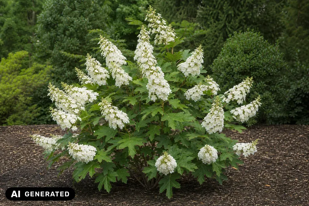 Eichenblättrige Hortensie 'Snowflake' – Hydrangea quercifolia 'Snowflake'