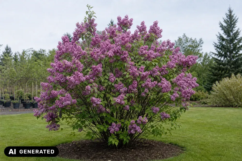 Edelflieder 'Katharine Havemeyer' – Syringa vulgaris 'Katharine Havemeyer', Bild 2