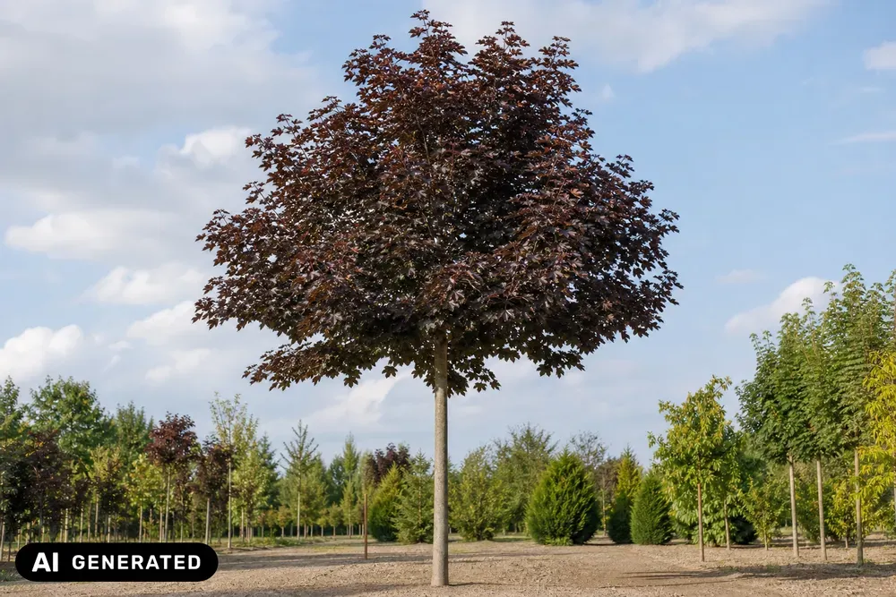 Blut-Ahorn `Royal Red´ – Acer platanoides `Royal Red´, Bild 5