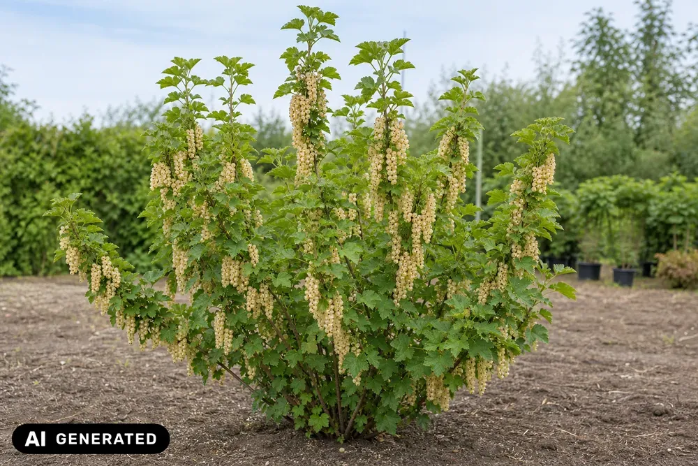 Weiße Johannisbeere 'Weiße Langtraubige' – Ribes sativum 'Weiße Langtraubige'