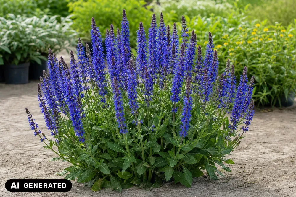 Steppen-Salbei 'Blauhügel' – Salvia nemorosa 'Blauhügel', Bild 2