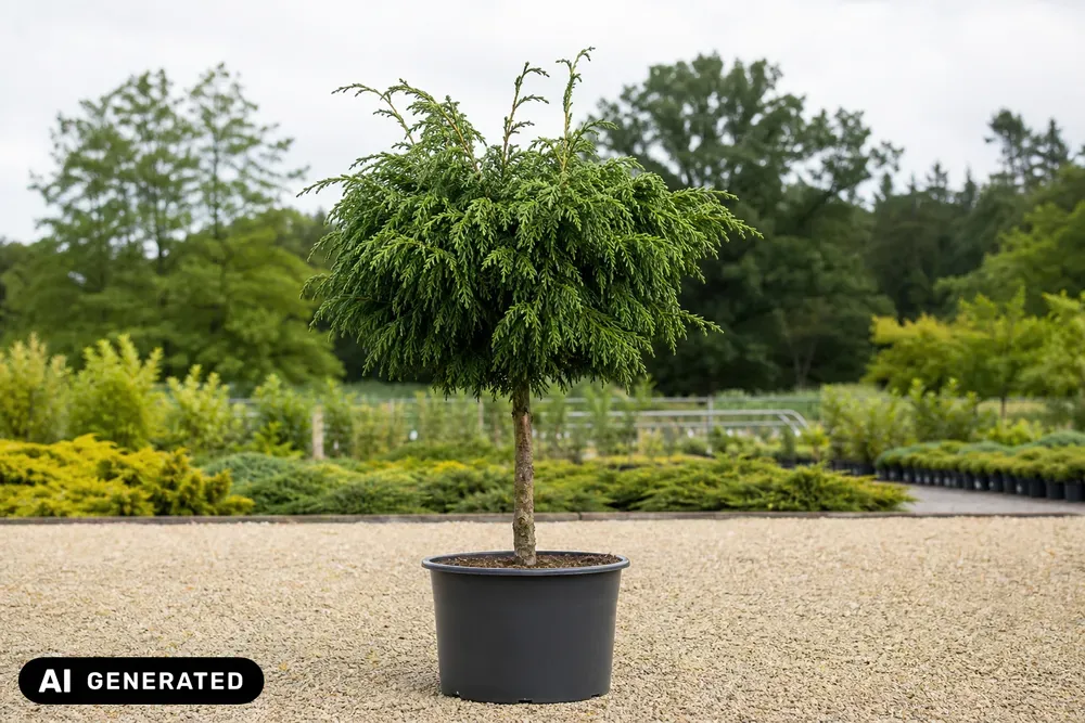 Hinoki-Scheinzypresse 'Nana Gracilis' – Chamaecyparis obtusa 'Nana Gracilis', Bild 3
