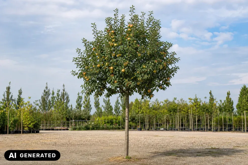 Kulturapfel 'Goldparmäne' – Malus domestica 'Goldparmäne', Bild 2