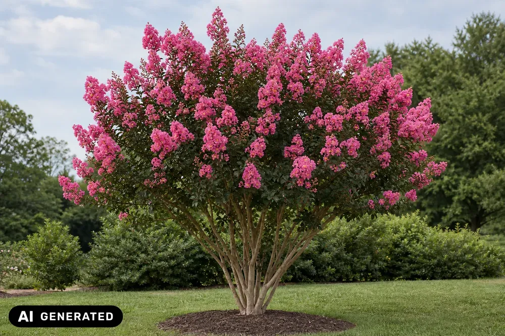 Kreppmyrte 'Rhapsody in Pink' – Lagerstroemia indica 'Rhapsody in Pink', Bild 2