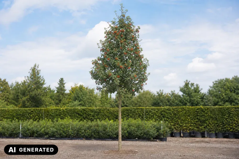 Schwedische Mehlbeere 'Brouwers' – Sorbus intermedia 'Brouwers', Bild 2