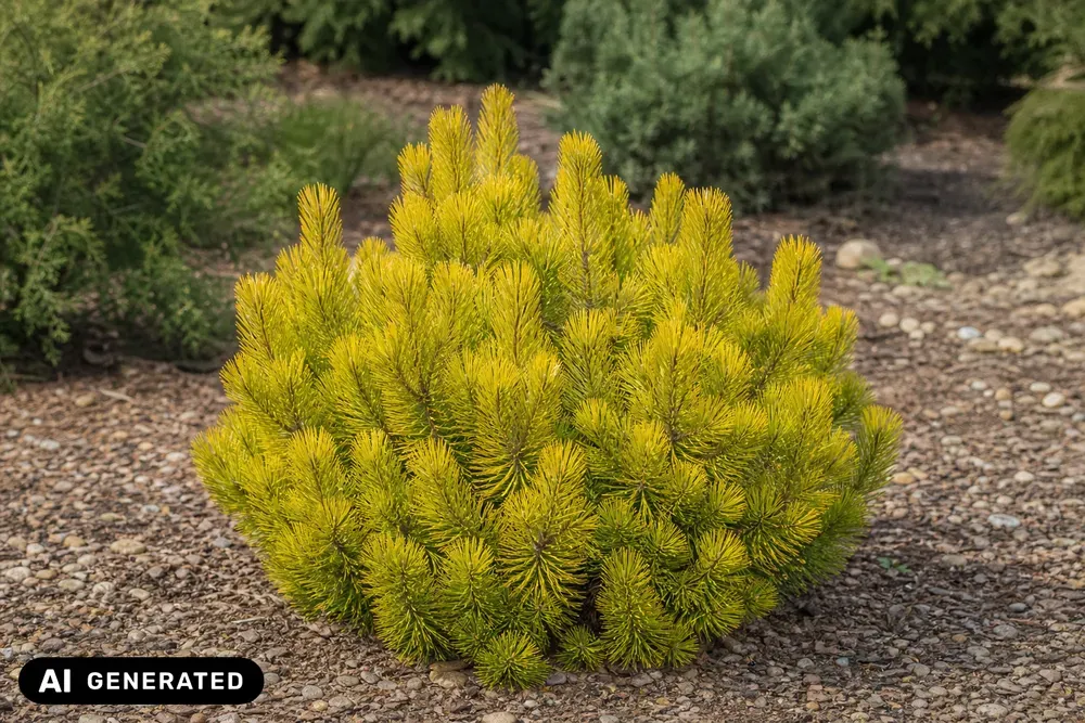 Wintergold-Bergkiefer 'Carsten's Wintergold' – Pinus mugo 'Carsten's Wintergold', Bild 2