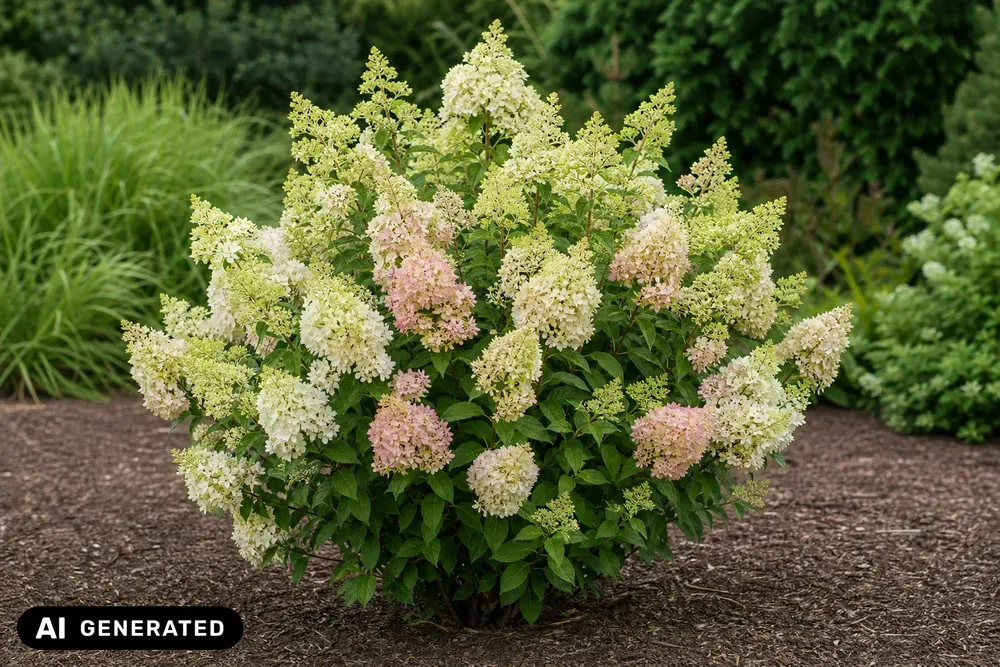 Zwerg-Rispen-Hortensie 'Little Lime' – Hydrangea paniculata 'Little Lime', Bild 3