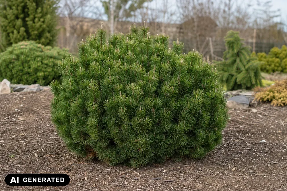 Kugel-Kiefer 'Mops' – Pinus mugo 'Mops'