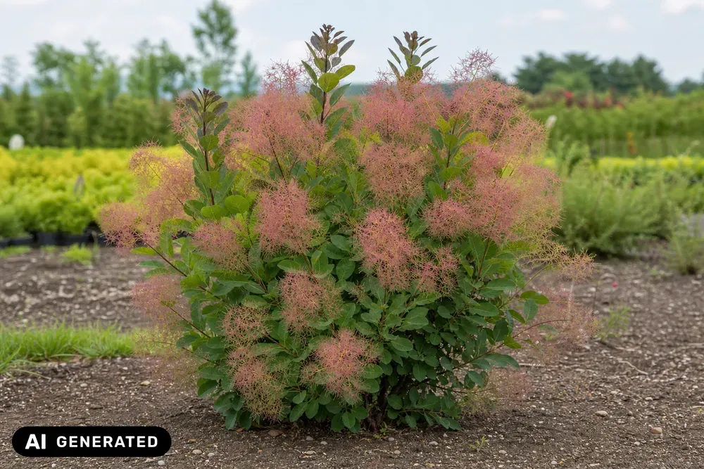 Perückenstrauch 'Young Lady' – Cotinus coggygria 'Young Lady', Bild 4
