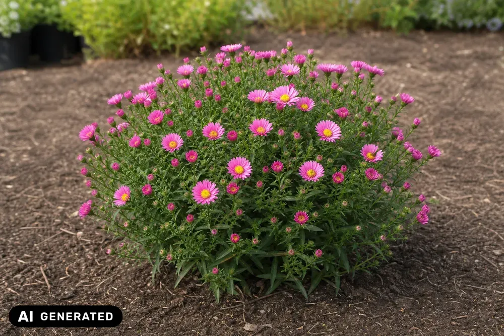 Kissen-Aster 'Rosenwichtel' – Aster dumosus 'Rosenwichtel'
