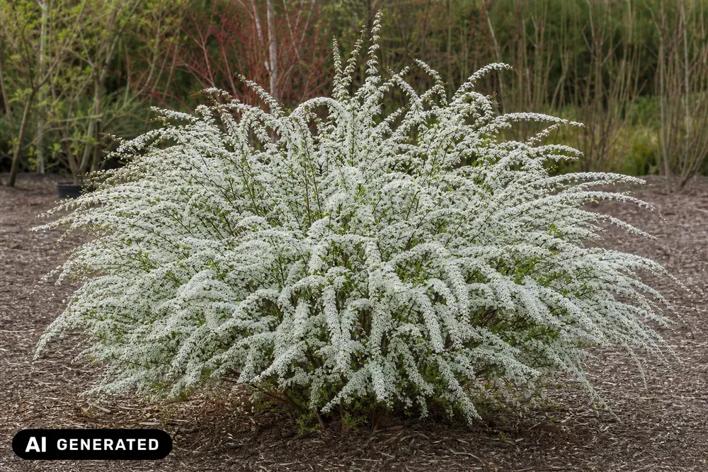 Weiße Rispenspiere 'Grefsheim' – Spiraea cinerea 'Grefsheim', Bild 3