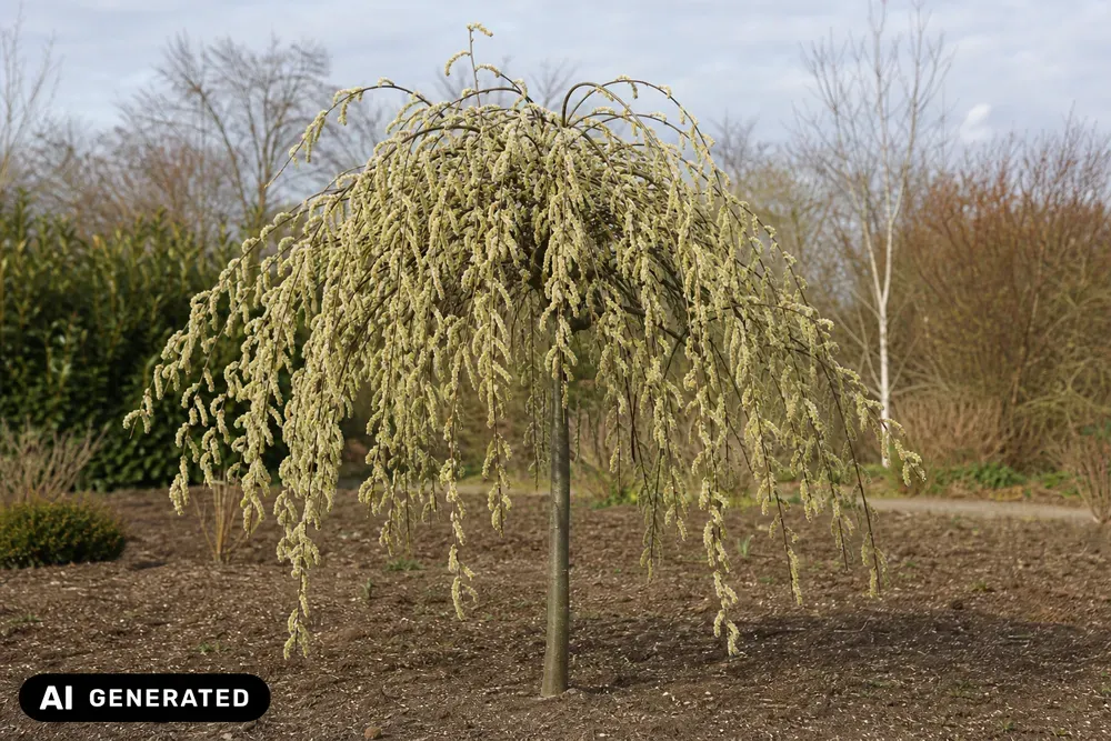 Hängende Kätzchenweide 'Kilmarnock' – Salix caprea 'Kilmarnock'