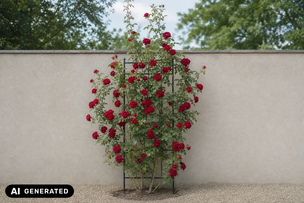 Kletterrose 'Sympathie' – Rosa 'Sympathie'