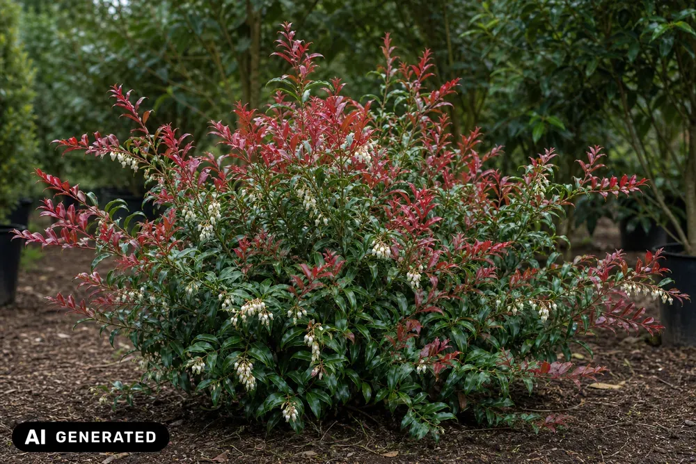 Traubenheide 'Little Flames' – Leucothoe 'Little Flames', Bild 2