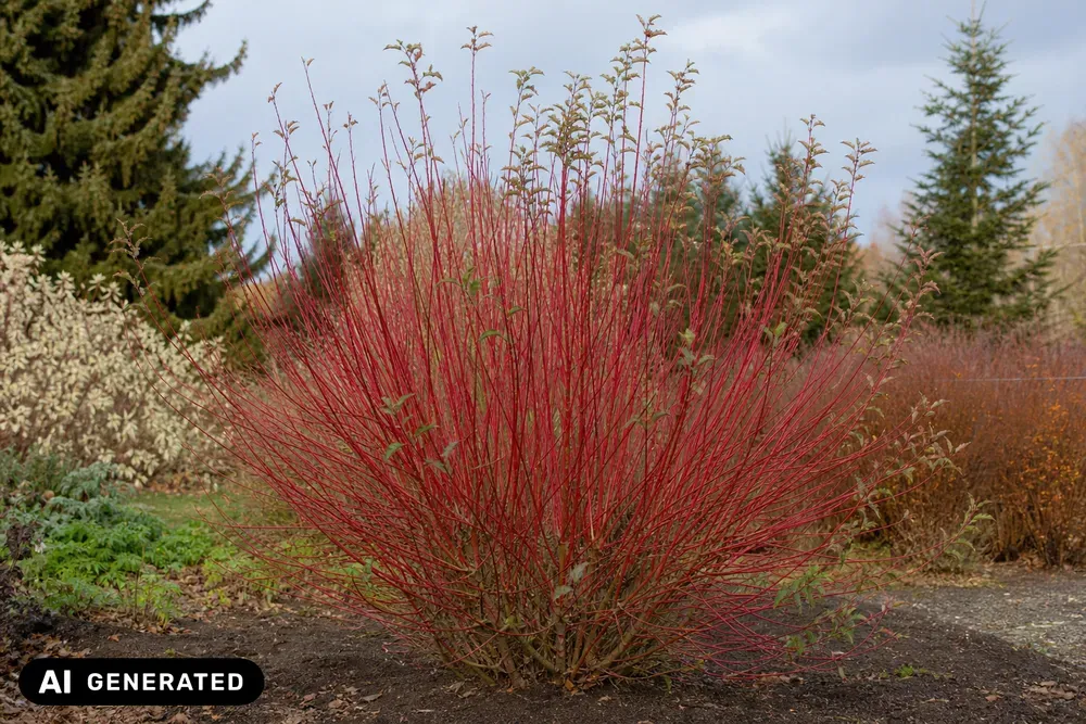 Purpur-Hartriegel 'Sibirica' – Cornus alba 'Sibirica', Bild 3