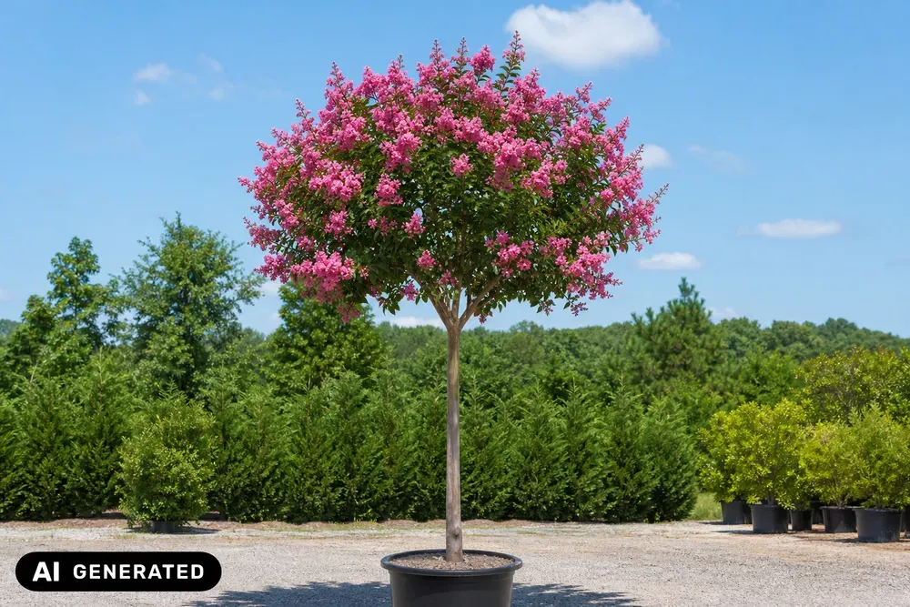 Chinesische Kräuselmyrte 'Sioux' – Lagerstroemia indica 'Sioux', Bild 3